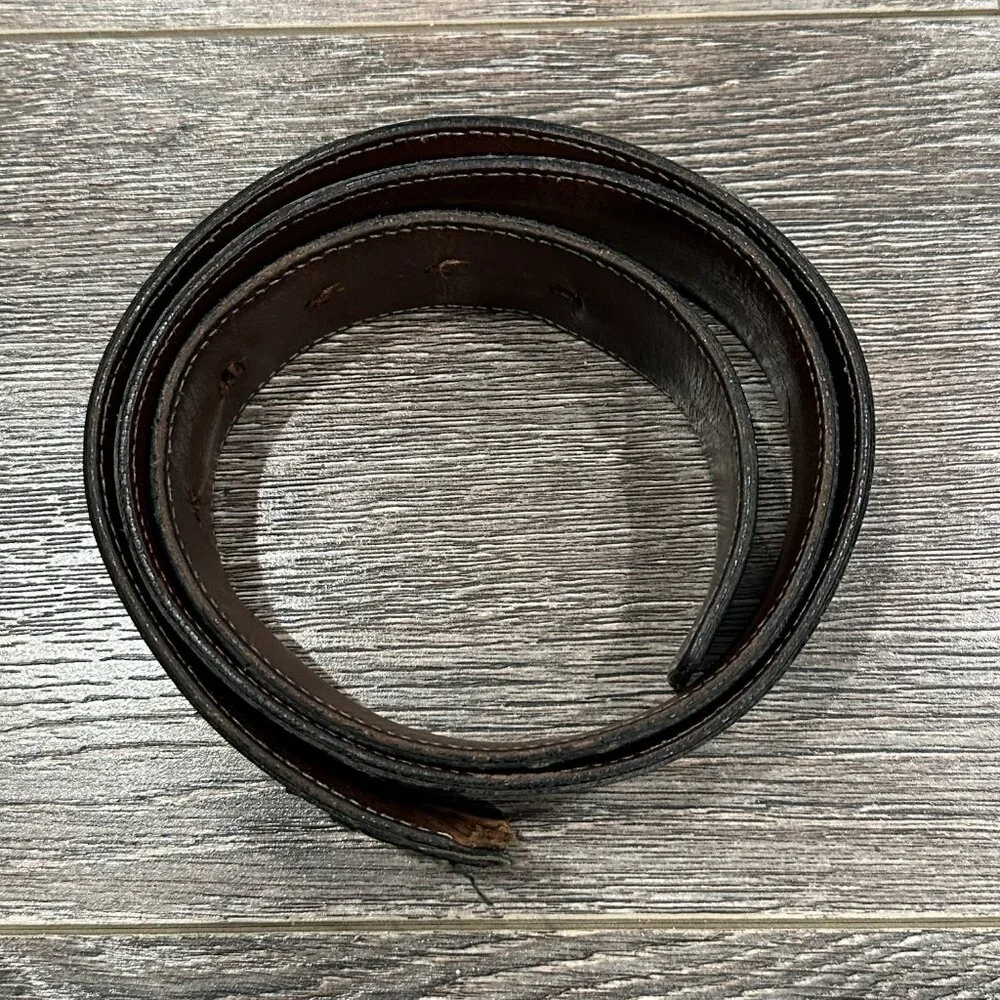 Gucci Leather and Fabric Belt – No Buckle – 5/10 Condition - Picture 3 of 12